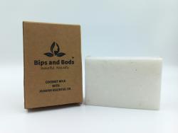 Coconut Milk with Jasmine Essential Oil -  Handmade Soap 110 Gm